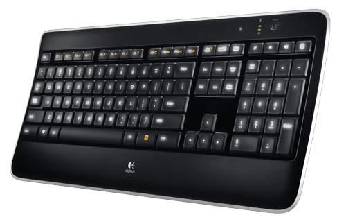 Teclado Logitech Wireless Illuminated Keyboard K800  