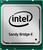 Procesador Intel Sandy Bridge-E con socket 2011.